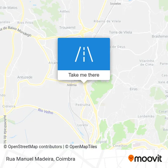 Rua Manuel Madeira map