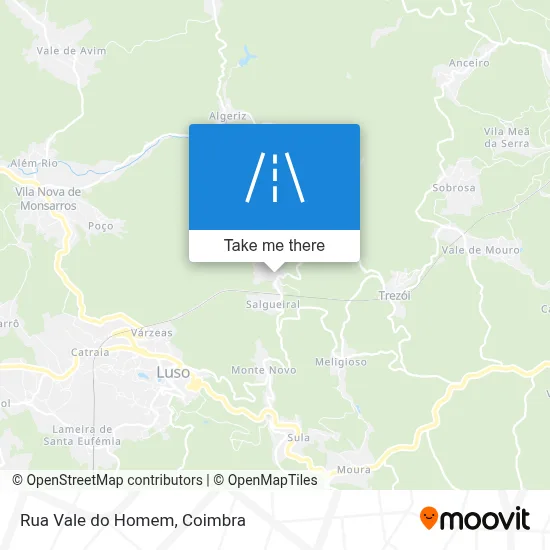 Rua Vale do Homem map