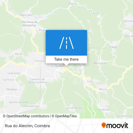 Rua do Alecrim map