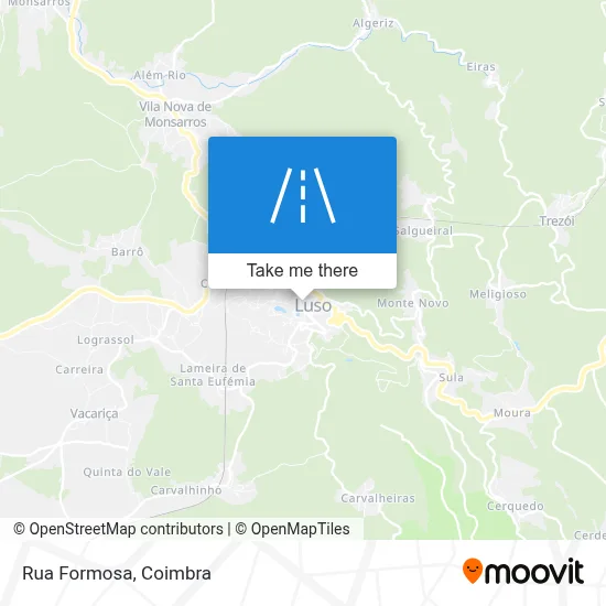 Rua Formosa map