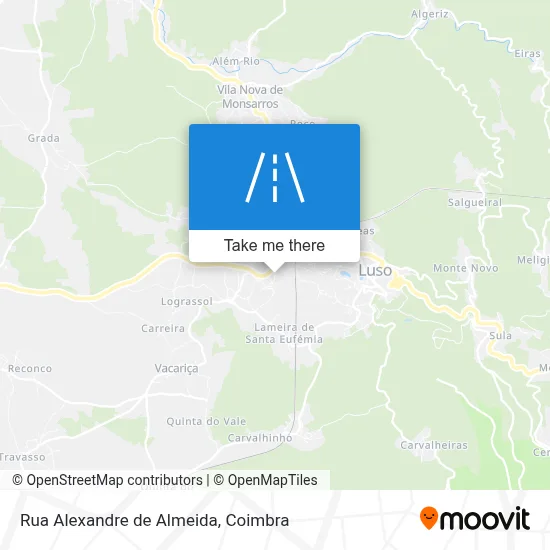 Rua Alexandre de Almeida map