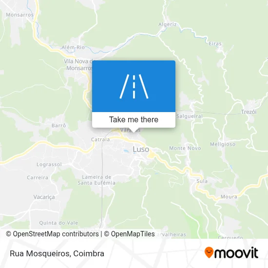 Rua Mosqueiros map