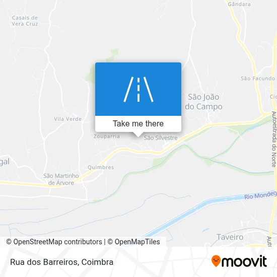 Rua dos Barreiros map
