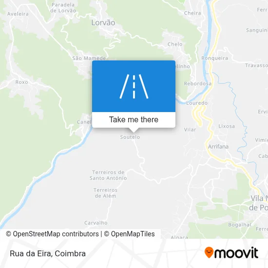 Rua da Eira map