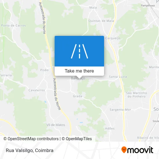 Rua Valsilgo map