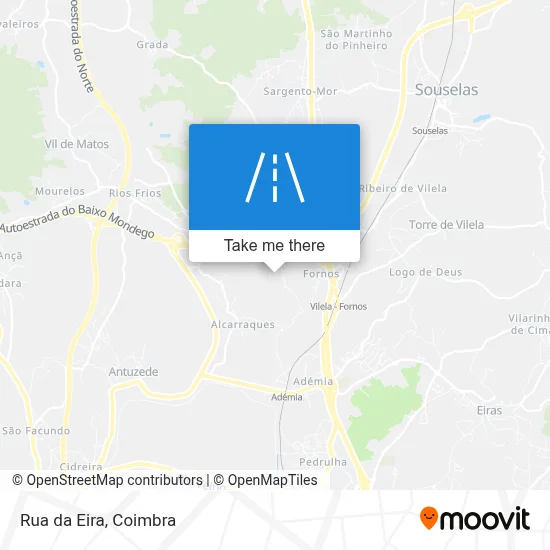 Rua da Eira map