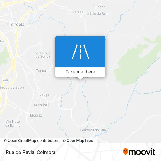 Rua do Pavia map