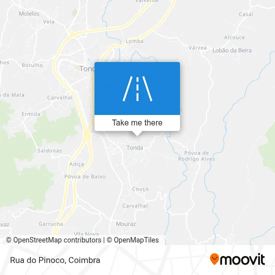 Rua do Pinoco mapa
