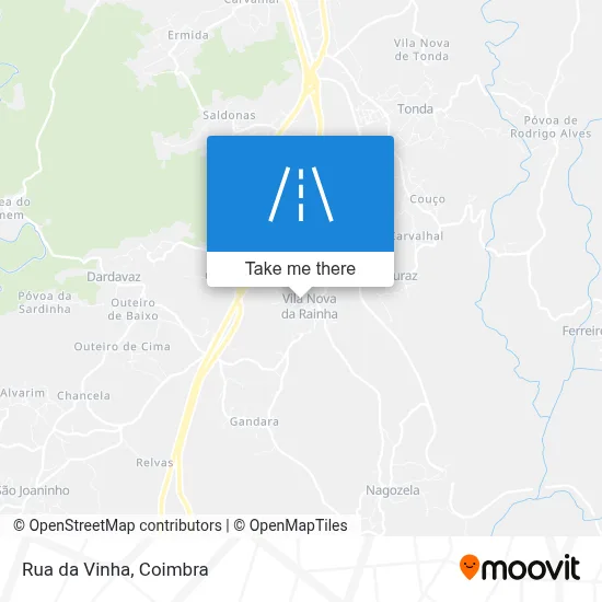 Rua da Vinha map