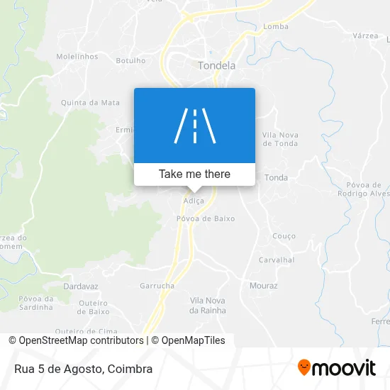 Rua 5 de Agosto map