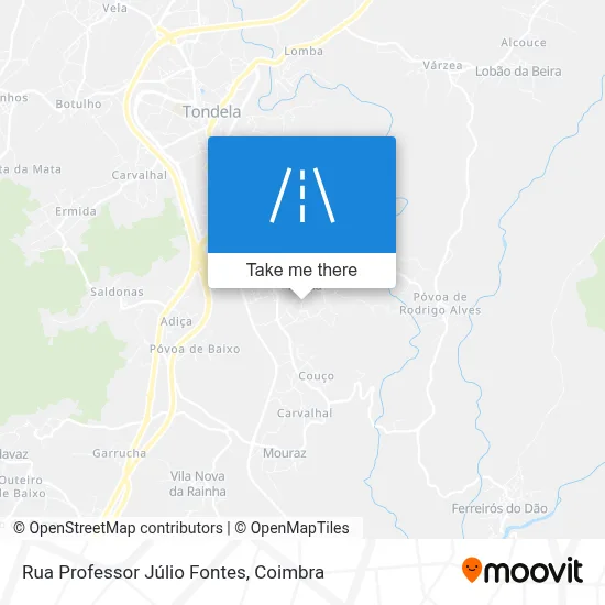 Rua Professor Júlio Fontes map