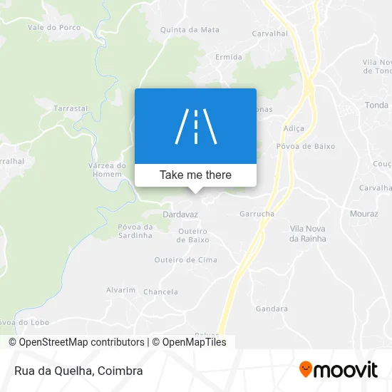 Rua da Quelha map
