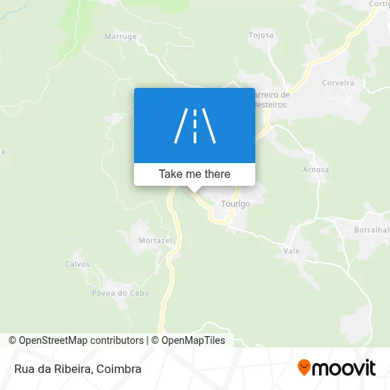 Rua da Ribeira map