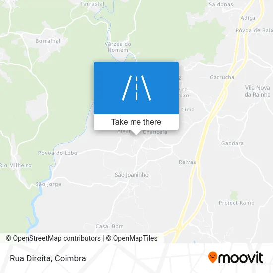 Rua Direita map