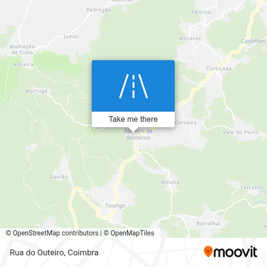 Rua do Outeiro map