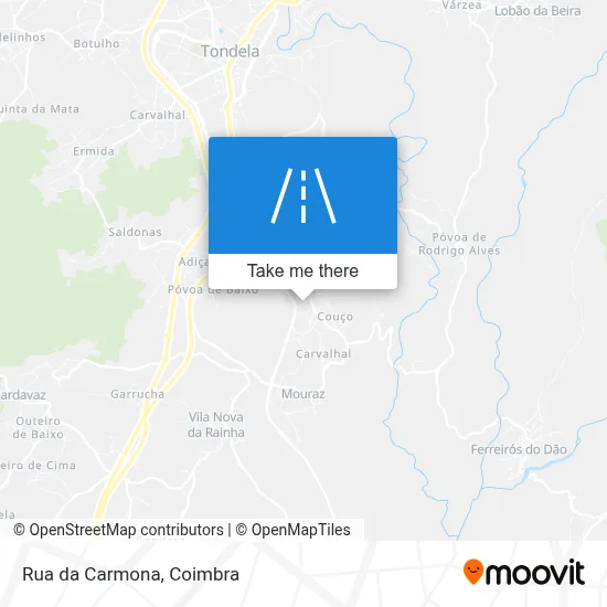 Rua da Carmona map