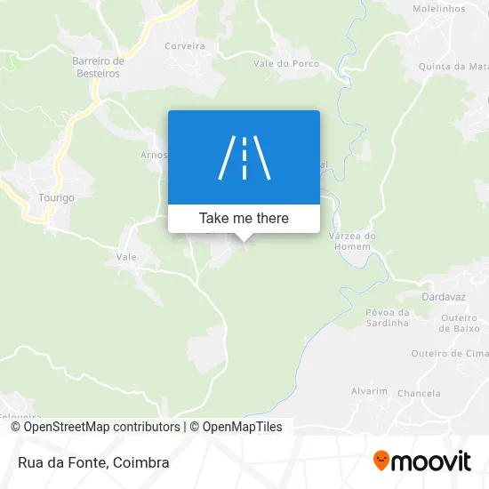 Rua da Fonte mapa