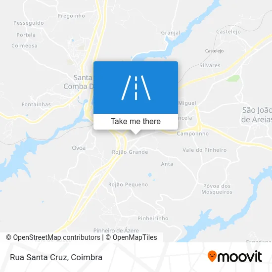 Rua Santa Cruz map