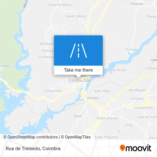 Rua de Treixedo map