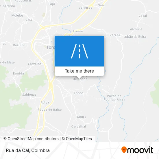 Rua da Cal map