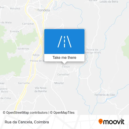 Rua da Cancela map