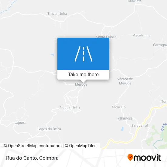 Rua do Canto map