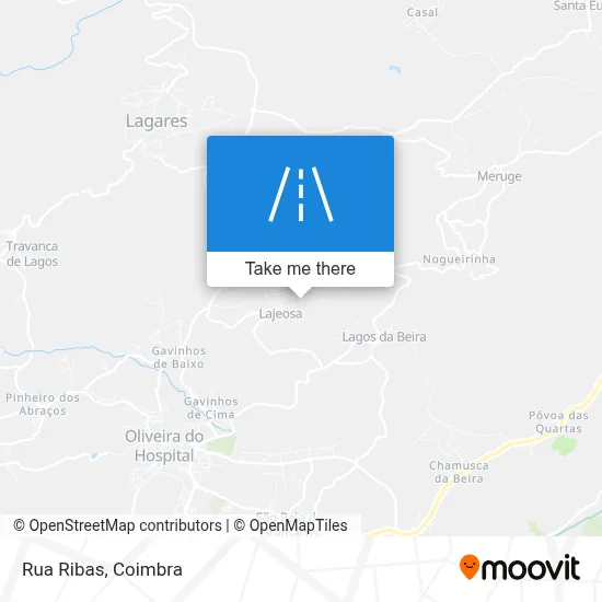 Rua Ribas map