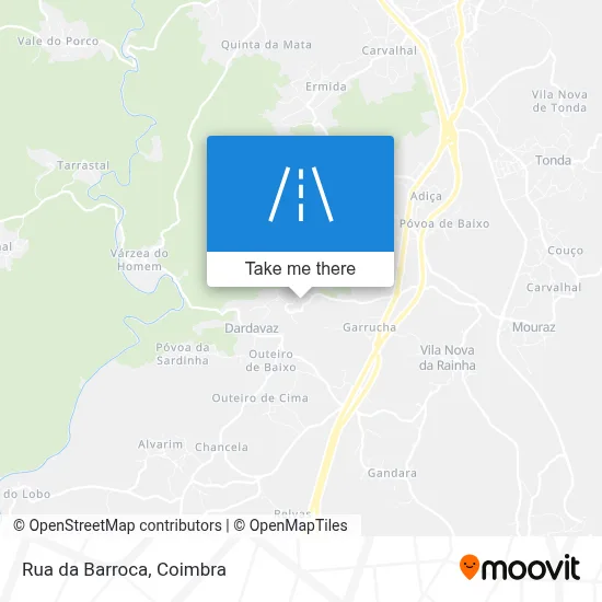 Rua da Barroca map