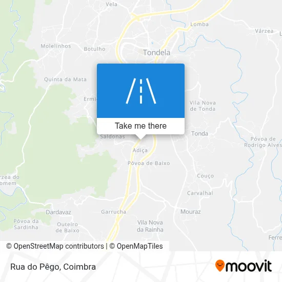 Rua do Pêgo map