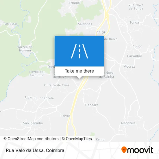 Rua Vale da Ussa map