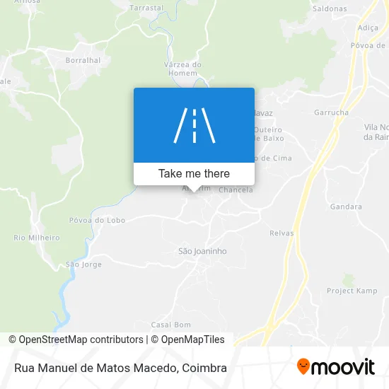 Rua Manuel de Matos Macedo map