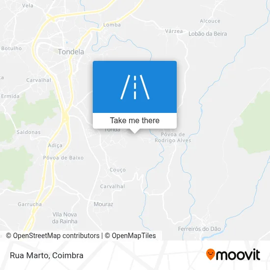 Rua Marto map