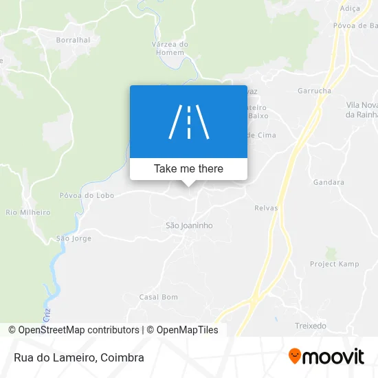 Rua do Lameiro map