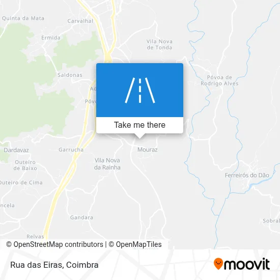 Rua das Eiras map