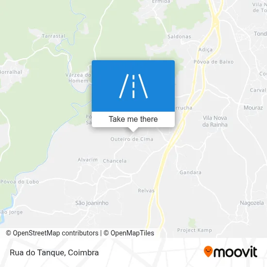 Rua do Tanque map