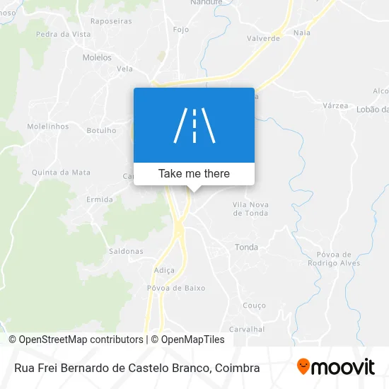 Rua Frei Bernardo de Castelo Branco map