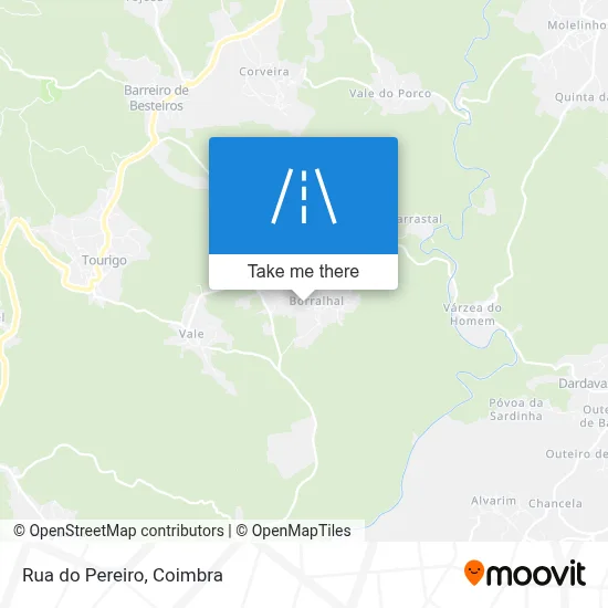 Rua do Pereiro map
