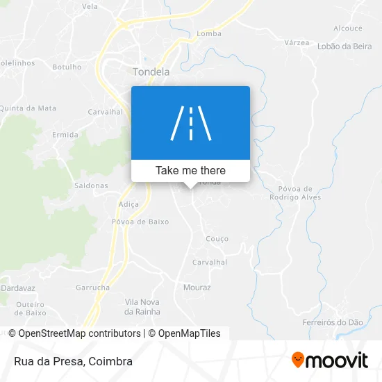 Rua da Presa map