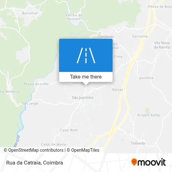 Rua da Catraia map