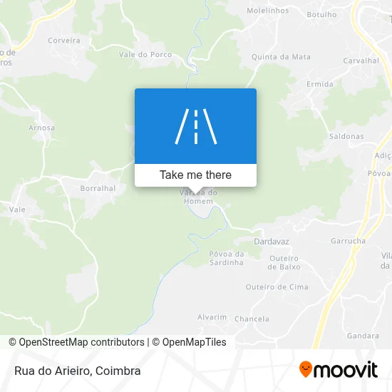 Rua do Arieiro map