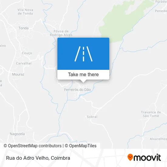 Rua do Adro Velho map