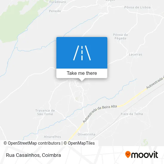 Rua Casainhos map
