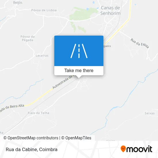 Rua da Cabine map