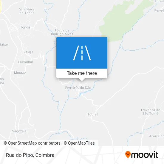 Rua do Pipo map