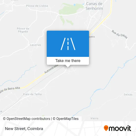 Rua Nova map