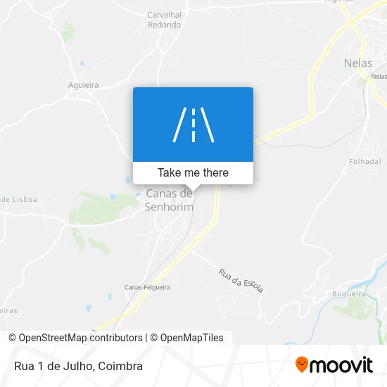 Rua 1 de Julho map