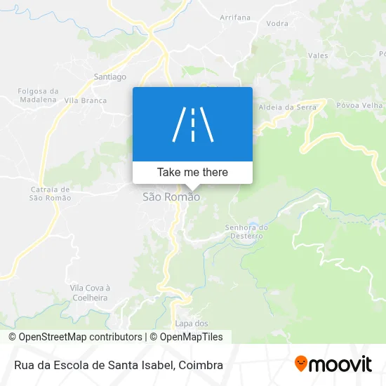 Rua da Escola de Santa Isabel map
