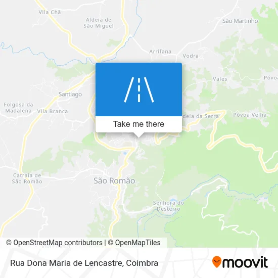 Rua Dona Maria de Lencastre map