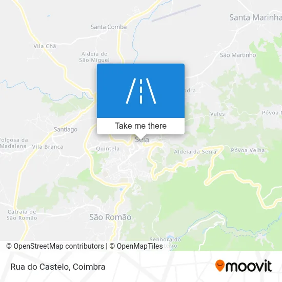 Rua do Castelo map