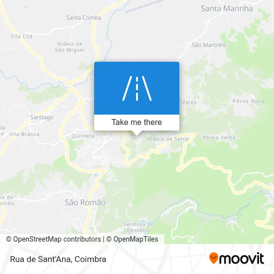 Rua de Sant'Ana map